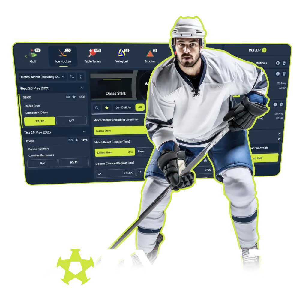 Dominate UK ice hockey bets now with Copybet.