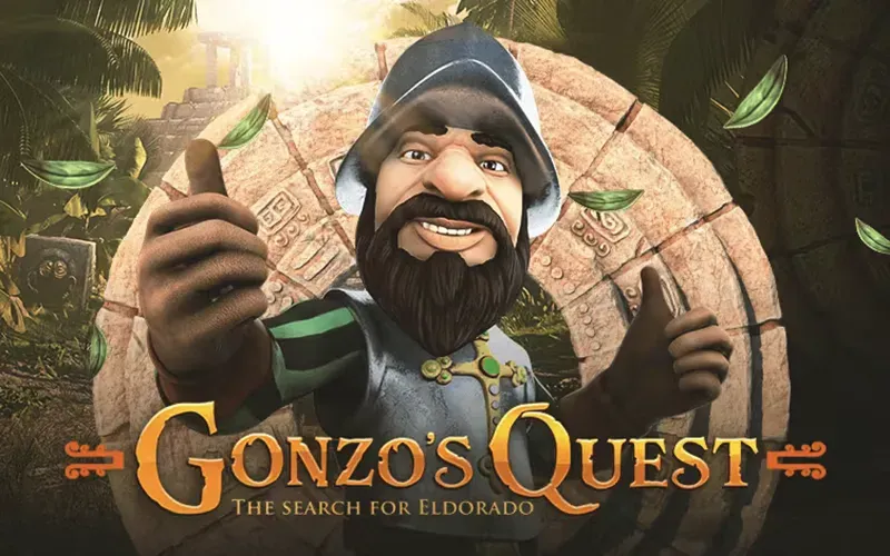 Explore ancient treasures in the Gonzo’s Quest slot at Copybet.