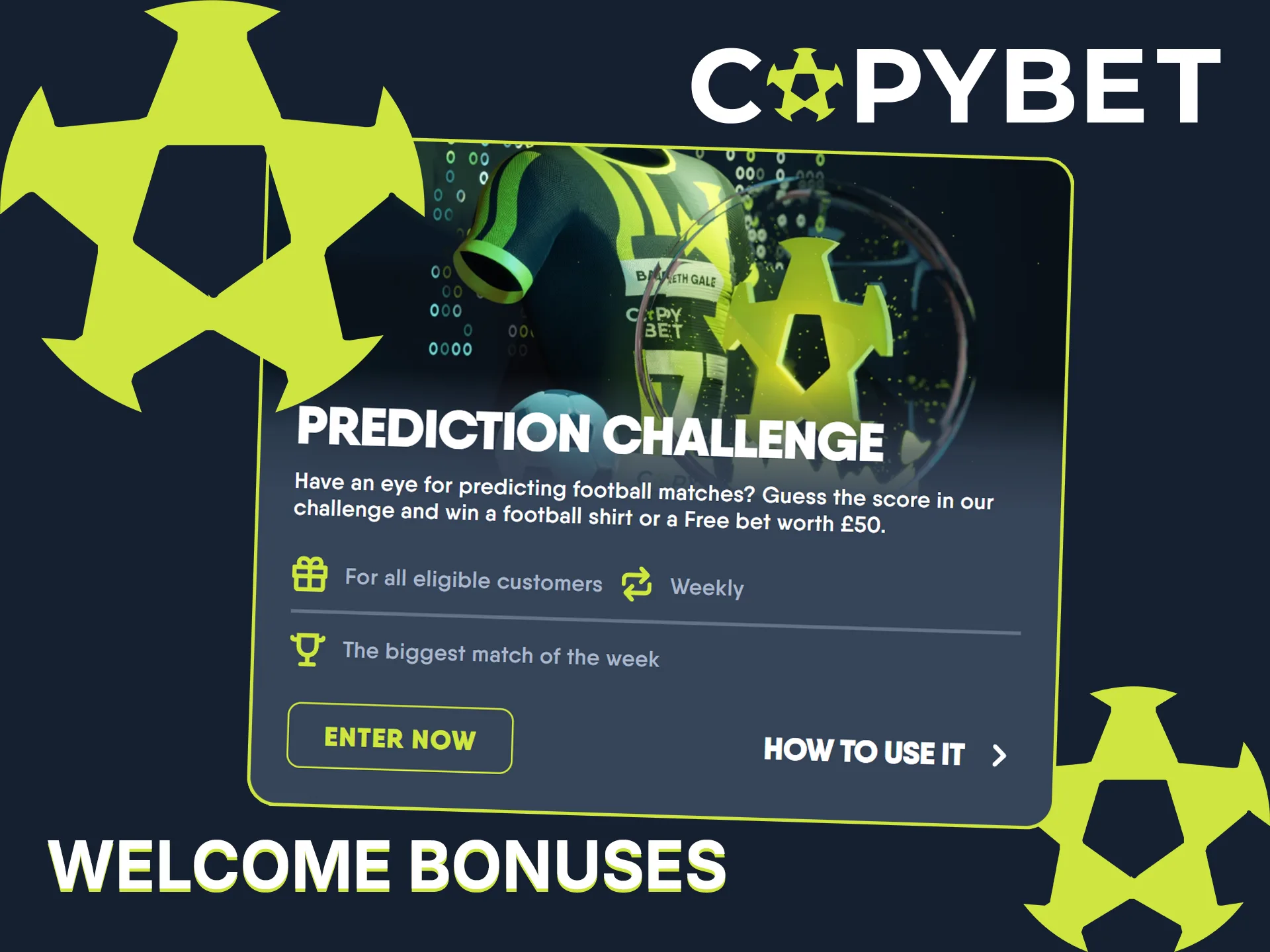 Claim your generous welcome offer and place bets at Copybet today.